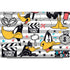 Looney Tunes Daffy Duck Striped Patches Dell Vostro Skin