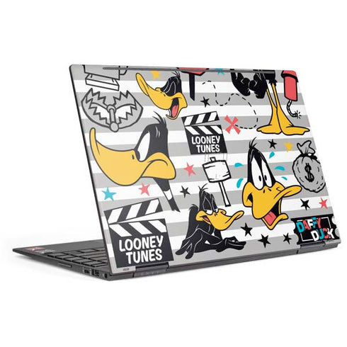 Looney Tunes Daffy Duck Striped Patches HP Envy Skin