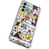 Looney Tunes Daffy Duck Striped Patches Galaxy A14 5G Clear Case
