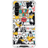 Looney Tunes Daffy Duck Striped Patches Galaxy A54 5G Clear Case