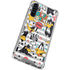 Looney Tunes Daffy Duck Striped Patches Galaxy A54 5G Clear Case