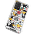 Looney Tunes Daffy Duck Striped Patches Galaxy A72 5G Clear Case