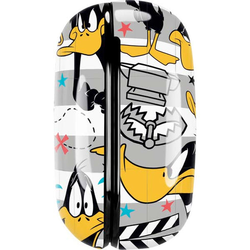 Looney Tunes Daffy Duck Striped Patches Galaxy Buds Pro Skin
