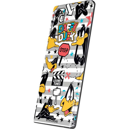 Looney Tunes Daffy Duck Striped Patches Galaxy Note20 5G Skin