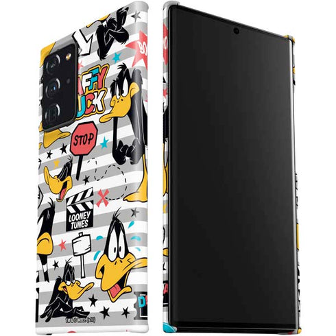 Looney Tunes Daffy Duck Striped Patches Galaxy Note20 Ultra 5G Lite Case