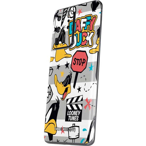 Looney Tunes Daffy Duck Striped Patches Galaxy S20 Ultra 5G Skin
