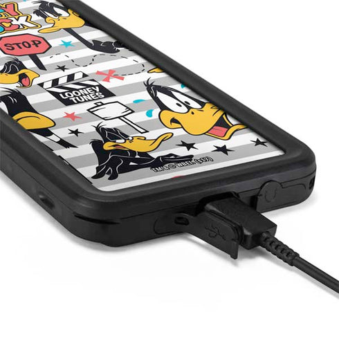 Looney Tunes Daffy Duck Striped Patches Galaxy S20 Waterproof Case