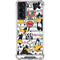 Looney Tunes Daffy Duck Striped Patches Galaxy S22 Clear Case