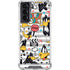 Looney Tunes Daffy Duck Striped Patches Galaxy S22 Clear Case