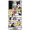Looney Tunes Daffy Duck Striped Patches Galaxy S22 Plus Clear Case