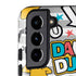 Looney Tunes Daffy Duck Striped Patches Galaxy S22 Plus Pro Case