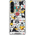 Looney Tunes Daffy Duck Striped Patches Galaxy S23 Clear Case