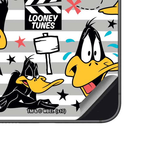 Looney Tunes Daffy Duck Striped Patches Galaxy S23 FE Skin