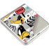 Looney Tunes Daffy Duck Striped Patches Galaxy Z Flip3 5G Skin