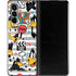 Looney Tunes Daffy Duck Striped Patches Galaxy Z Fold3 5G Skin
