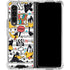 Looney Tunes Daffy Duck Striped Patches Galaxy Z Fold4 5G Clear Case