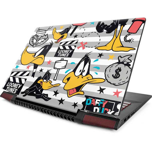 Looney Tunes Daffy Duck Striped Patches Lenovo IdeaPad Skin
