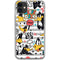 Looney Tunes Daffy Duck Striped Patches iPhone 11 Clear Case