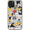 Looney Tunes Daffy Duck Striped Patches iPhone 11 Pro Clear Case