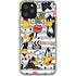 Looney Tunes Daffy Duck Striped Patches iPhone 11 Pro Clear Case