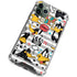 Looney Tunes Daffy Duck Striped Patches iPhone 11 Pro Max Clear Case
