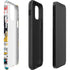 Looney Tunes Daffy Duck Striped Patches iPhone 12 Impact Case