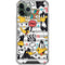 Looney Tunes Daffy Duck Striped Patches iPhone 12 Pro Clear Case