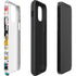 Looney Tunes Daffy Duck Striped Patches iPhone 12 Pro Impact Case