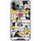 Looney Tunes Daffy Duck Striped Patches iPhone 12 Pro Max Clear Case