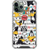 Looney Tunes Daffy Duck Striped Patches iPhone 12 Pro Max Clear Case