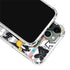 Looney Tunes Daffy Duck Striped Patches iPhone 12 Pro Max Clear Case