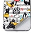 Looney Tunes Daffy Duck Striped Patches iPhone 12 Pro Skin