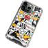 Looney Tunes Daffy Duck Striped Patches iPhone 13 Pro Clear Case