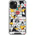 Looney Tunes Daffy Duck Striped Patches iPhone 14 Clear Case