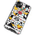 Looney Tunes Daffy Duck Striped Patches iPhone 14 Plus Clear Case