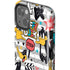 Looney Tunes Daffy Duck Striped Patches iPhone 14 Impact Case