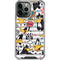 Looney Tunes Daffy Duck Striped Patches iPhone 14 Pro Max Clear Case