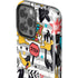 Looney Tunes Daffy Duck Striped Patches iPhone 14 Pro Max Impact Case