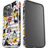 Looney Tunes Daffy Duck Striped Patches iPhone 14 Pro Max Impact Case