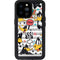 Looney Tunes Daffy Duck Striped Patches iPhone 14 Pro Max Waterproof Case