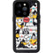 Looney Tunes Daffy Duck Striped Patches iPhone 14 Pro Waterproof Case