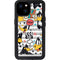 Looney Tunes Daffy Duck Striped Patches iPhone 15 Plus Waterproof Case