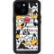 Looney Tunes Daffy Duck Striped Patches iPhone 15 Waterproof Case