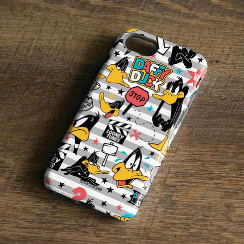 Looney Tunes Daffy Duck Striped Patches iPhone 7 Pro Case