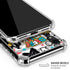 Looney Tunes Daffy Duck Striped Patches iPhone XR Clear Case