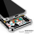 Looney Tunes Daffy Duck Striped Patches iPhone XS Max Clear Case