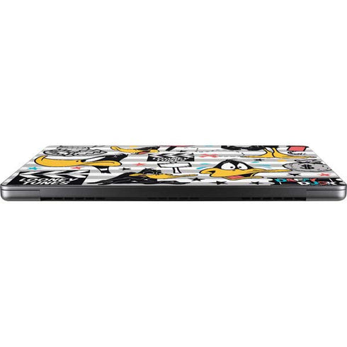 Looney Tunes Daffy Duck Striped Patches MacBook Pro 14in (2021-24) Skin