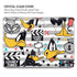 Looney Tunes Daffy Duck Striped Patches MacBook Pro 16in (2019-20) Case plus Skin