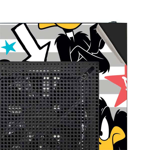 Looney Tunes Daffy Duck Striped Patches NZXT H510 Compact ATX Mid-Tower Case Skin