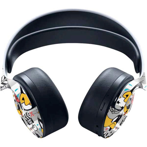 Looney Tunes Daffy Duck Striped Patches PULSE 3D Wireless Headset for PS5 Skin
